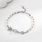 【Keliana】S925淡水パール＆ラベンダーストーンブレスレット｜2色選択可（ゴールド／シルバー）｜ギフト対応