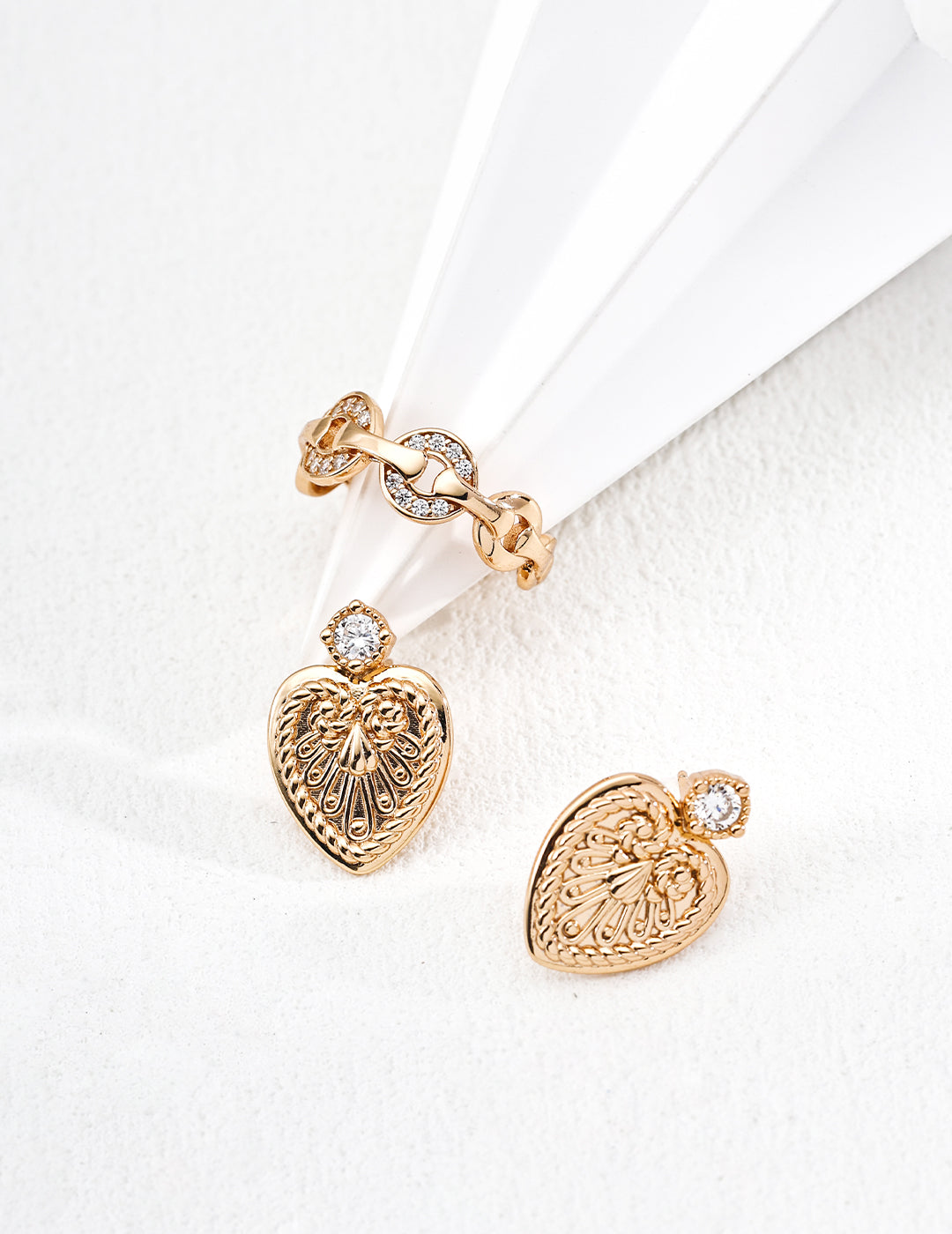 【Keliana】S925チェーンデザインリング｜2色選択可（ゴールド／シルバー）｜ギフト対応