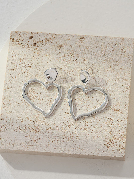 【Keliana】S925アートハートピアス｜上品｜ギフト対応