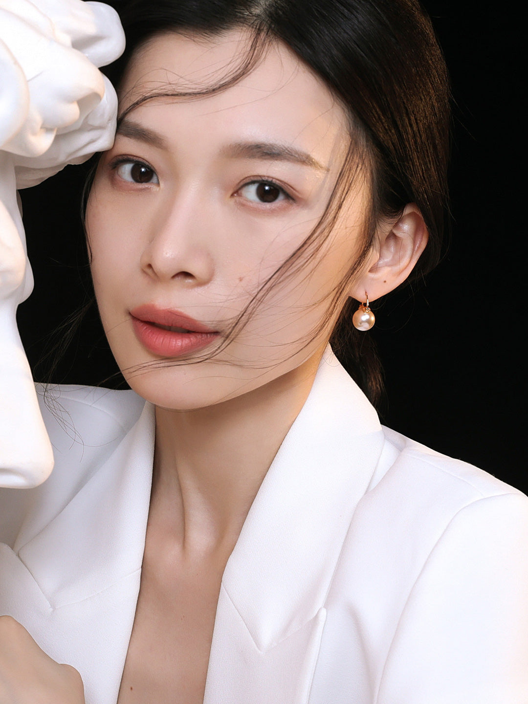 【Keliana】S925上質淡水パールピアス｜気品漂う艶めき × 大人のシンプルエレガンス｜ギフト対応