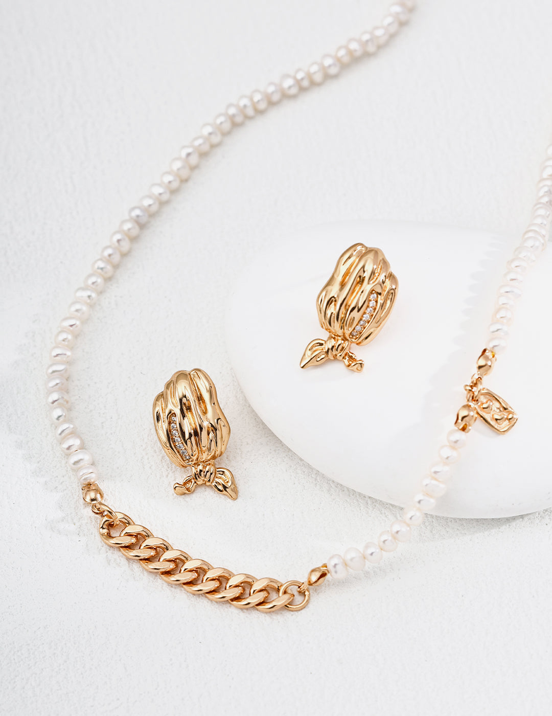 【Keliana】S925天然淡水パール × チェーンネックレス｜上品・大人可愛い・ギフト対