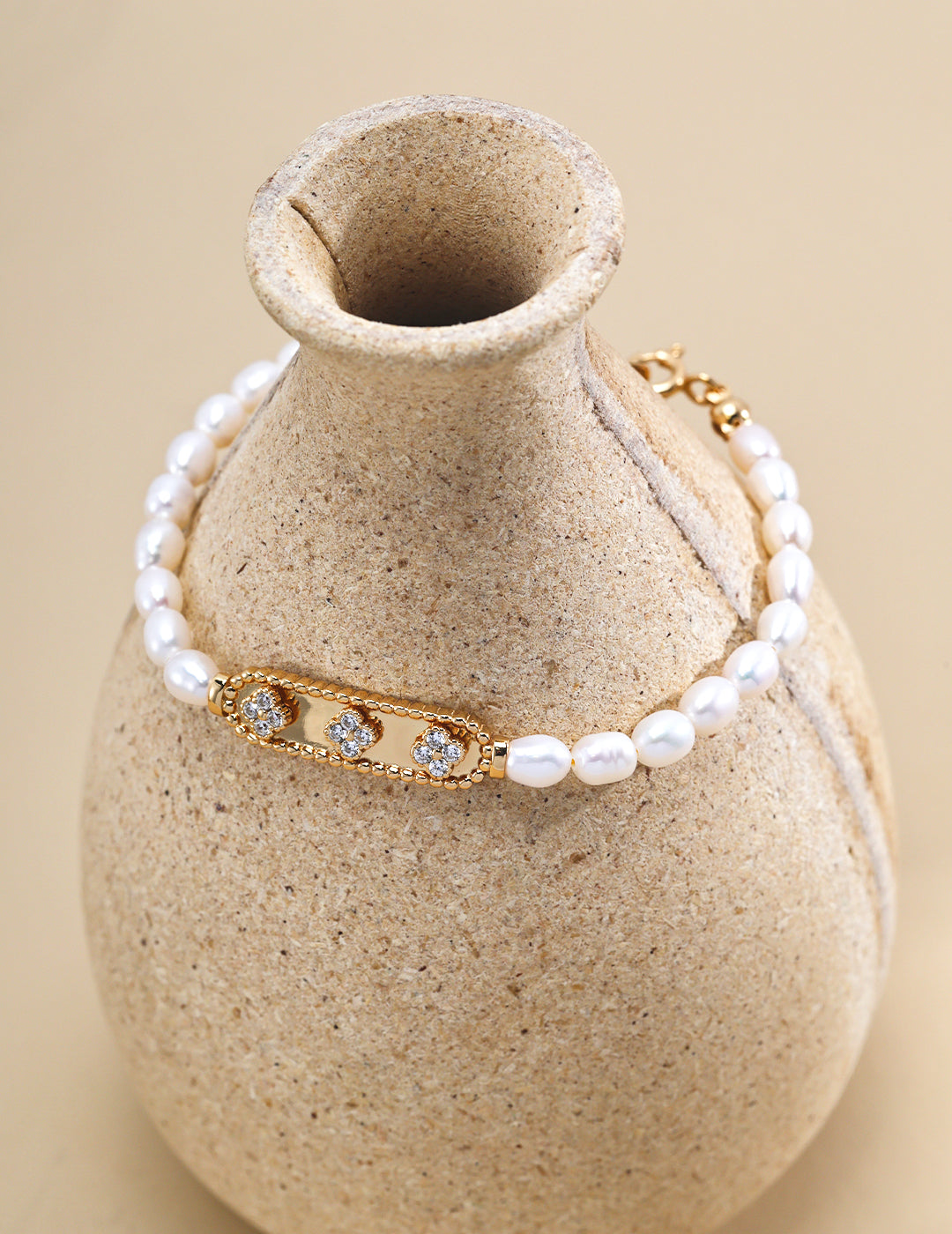 【Keliana】S925淡水パール×メタリックバー ブレスレット｜大人上品な華奢デザイン｜ギフト対応