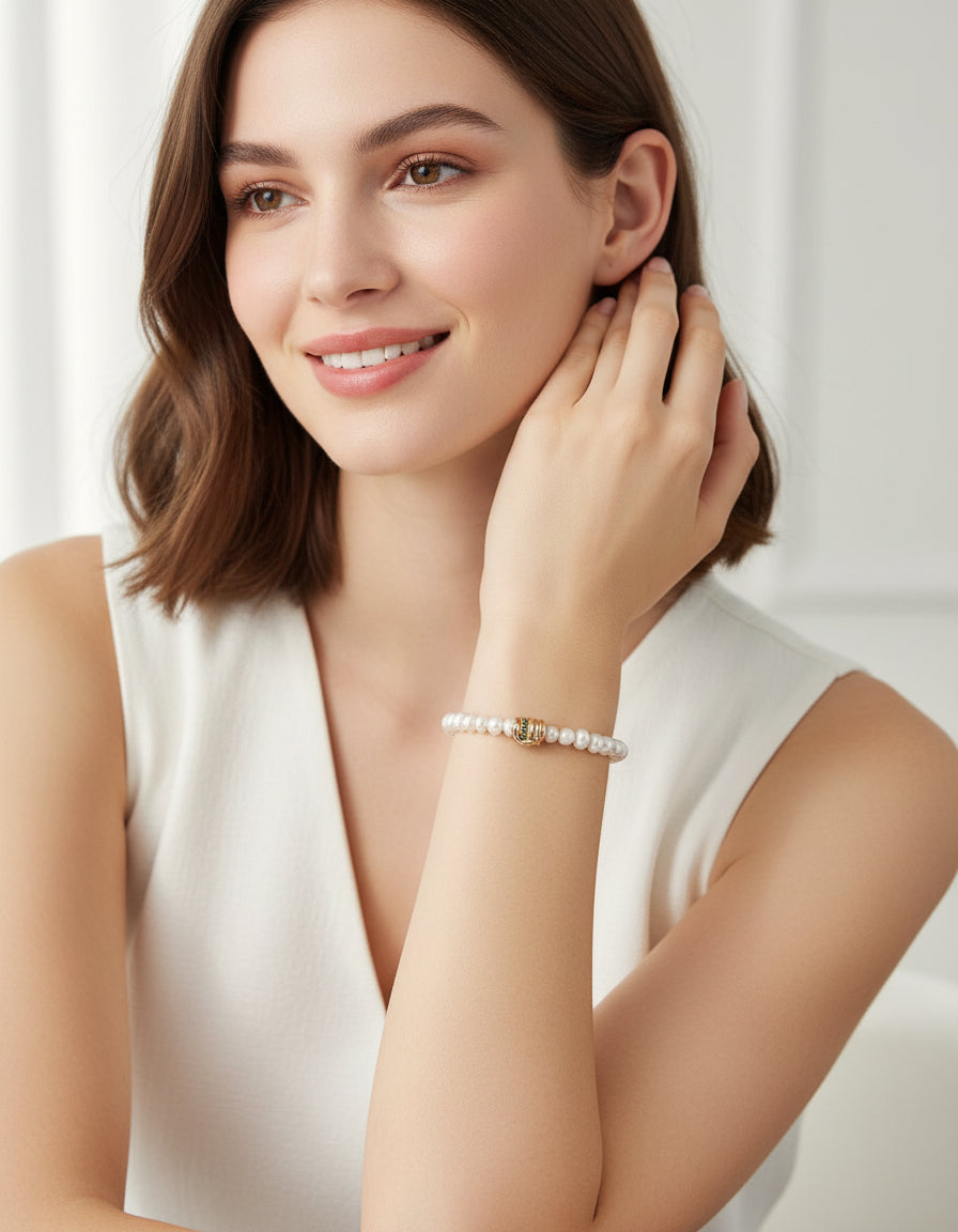 【Keliana】淡水パールブレスレット｜上質な艶めき×幸運を呼ぶパール｜ギフト対応